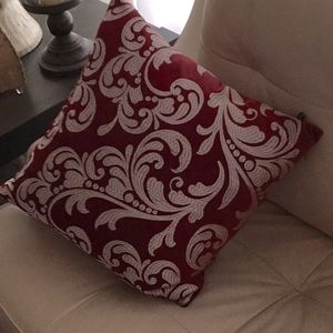 Accent Pillow 20” x 20” Burgundy
